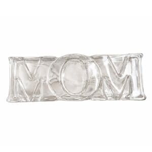 Fostoria for Avon MOM Glass Paperweight Picture Frame Mothers Day Crystal VTG